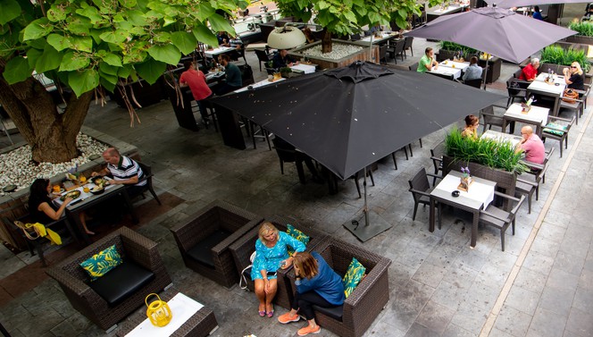 sunny terrace